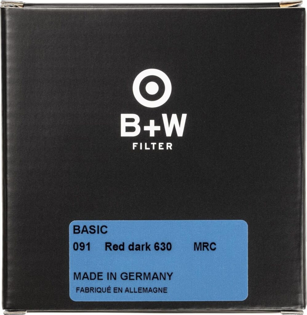 B+W 091 Rot-Filter Dunkel 630 MRC Basic